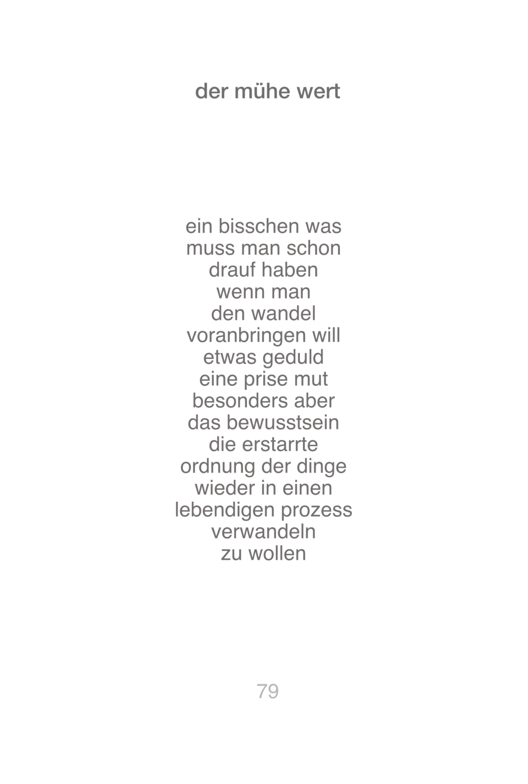 der mühe wert